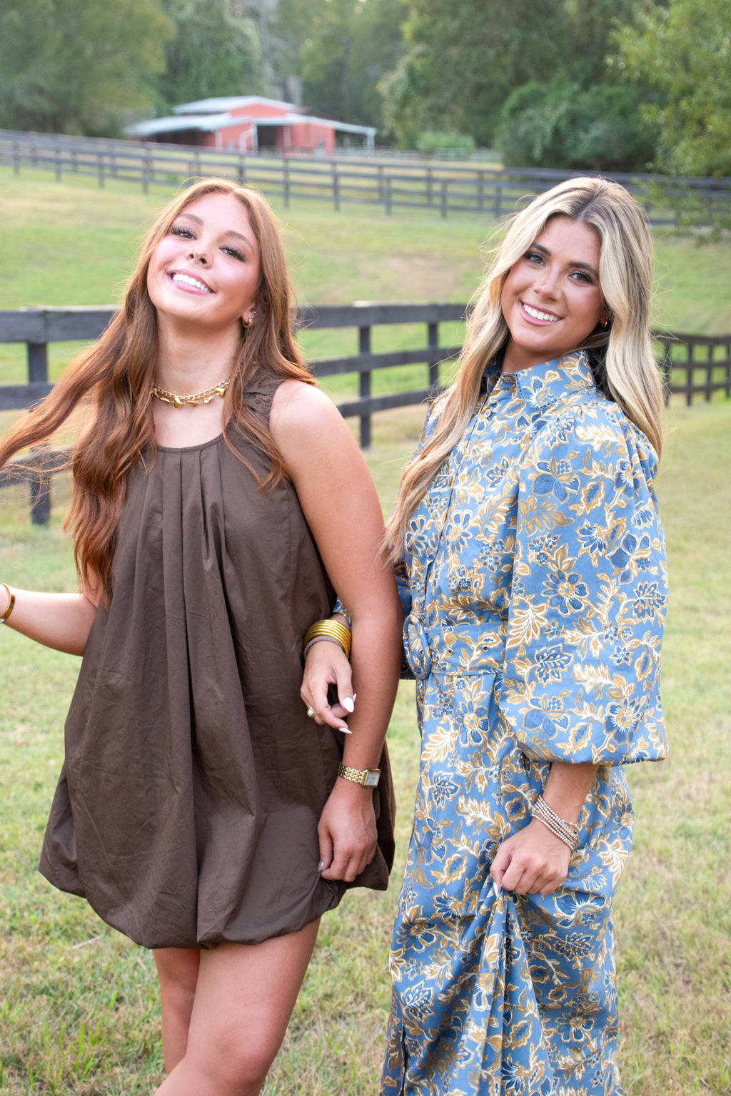 Rhode Brown Bubble Dress