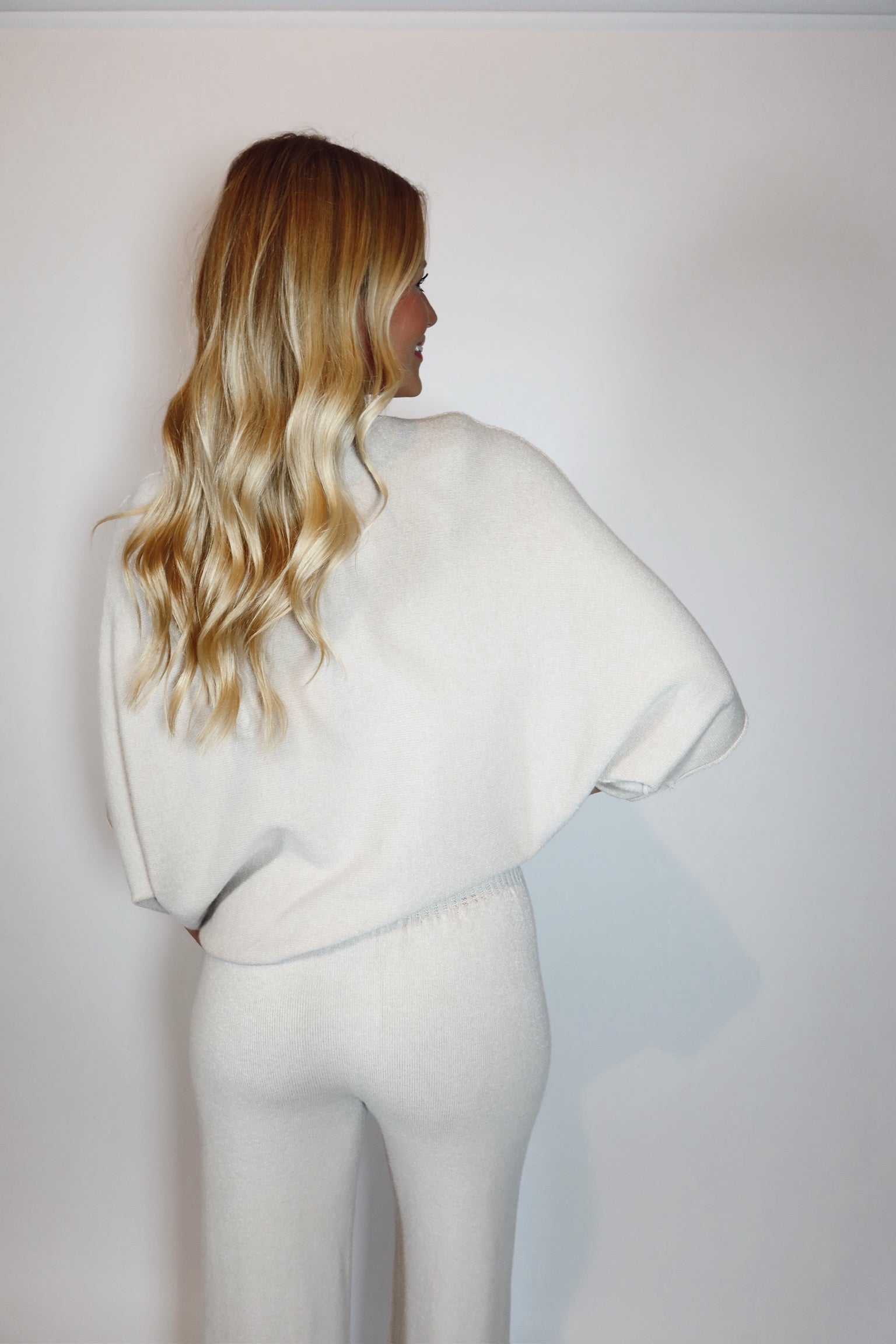 Shiloh Cream Cashmere Pants