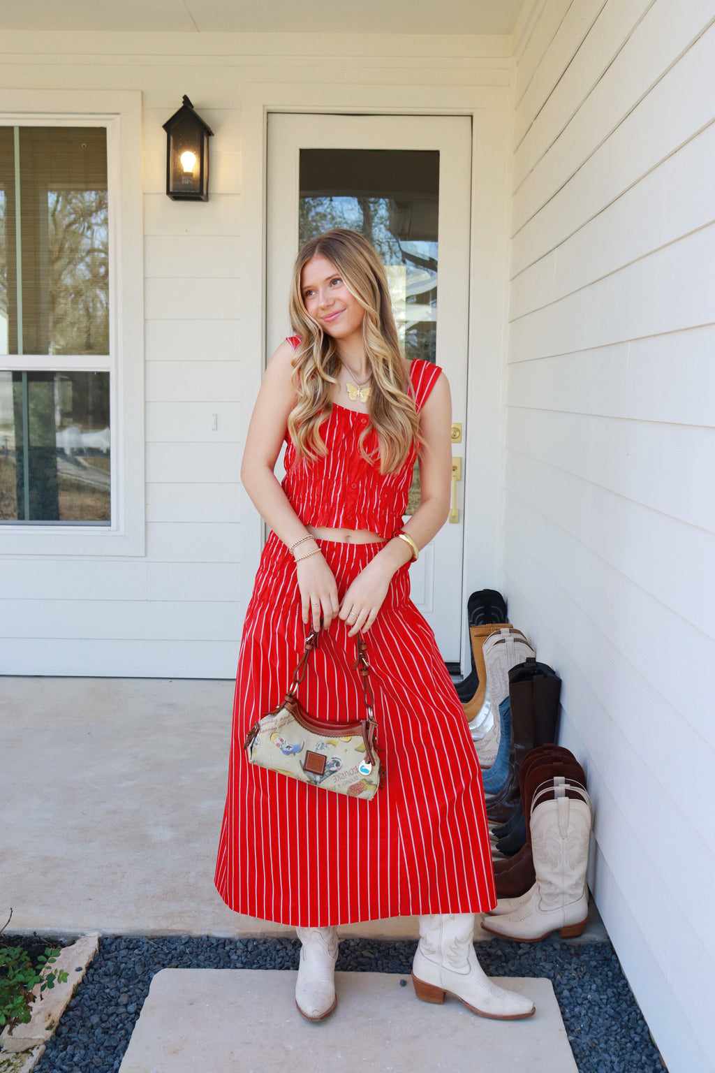 Bentley Red Stripe Set