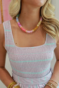 Beaded Rainbow Necklace