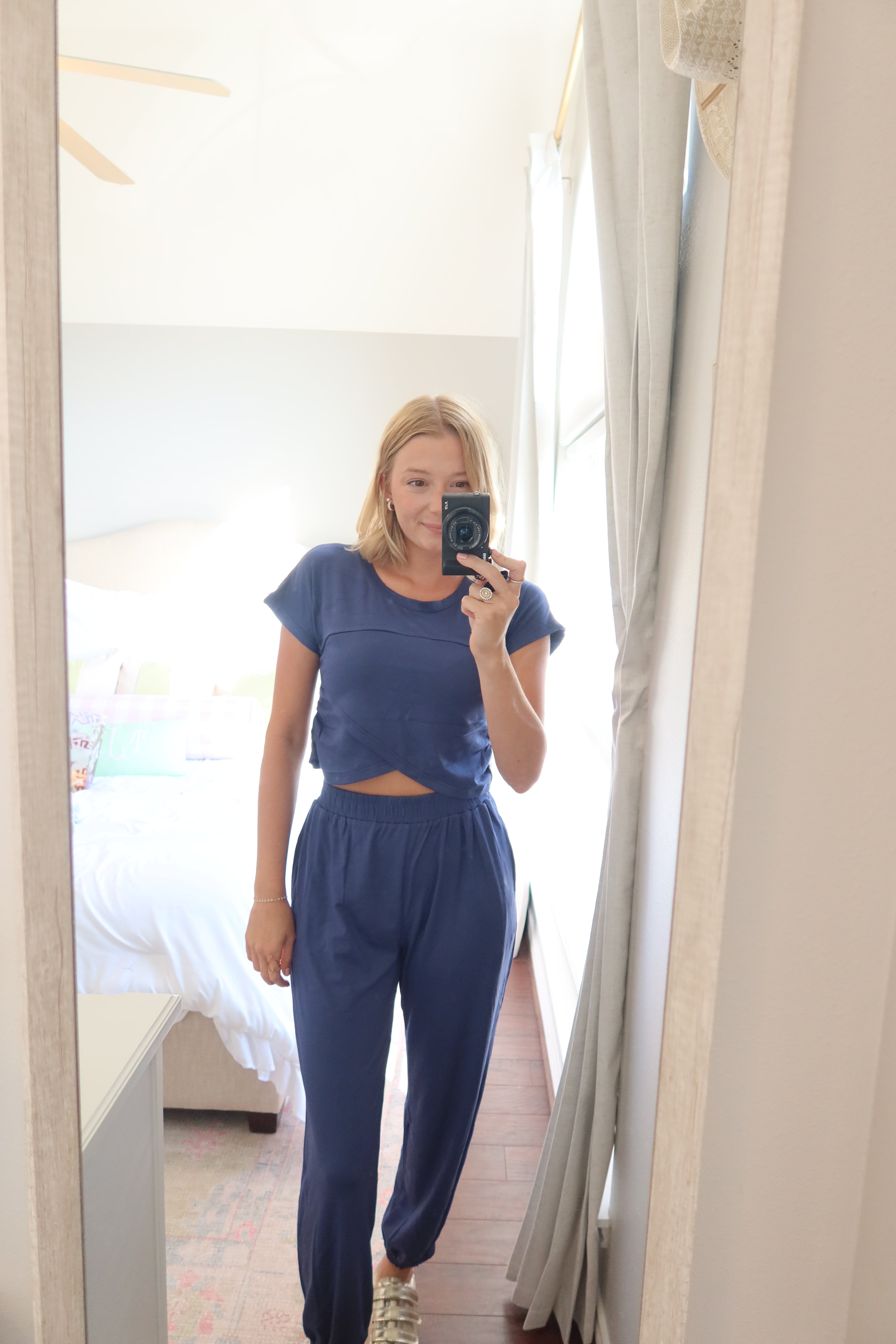 Flora Navy Blue Set