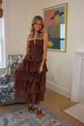 Heidi Brown Polka Dot Dress