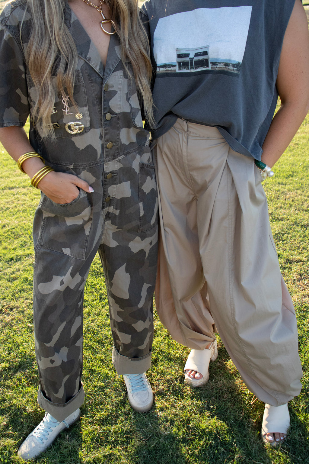 *PREORDER* Camo Utility Jumpsuit