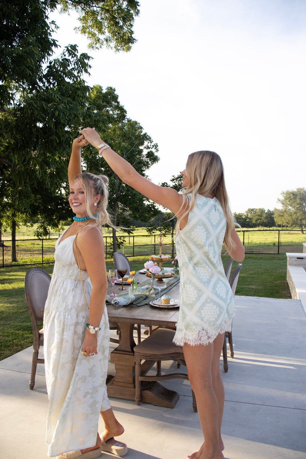 Celeste Bandana Silk Dress