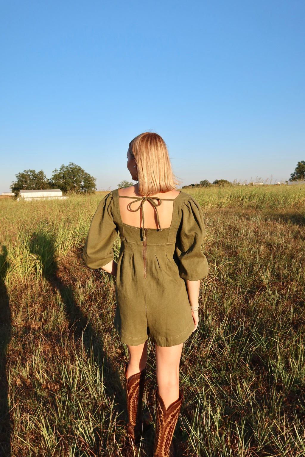 Knox Green Romper