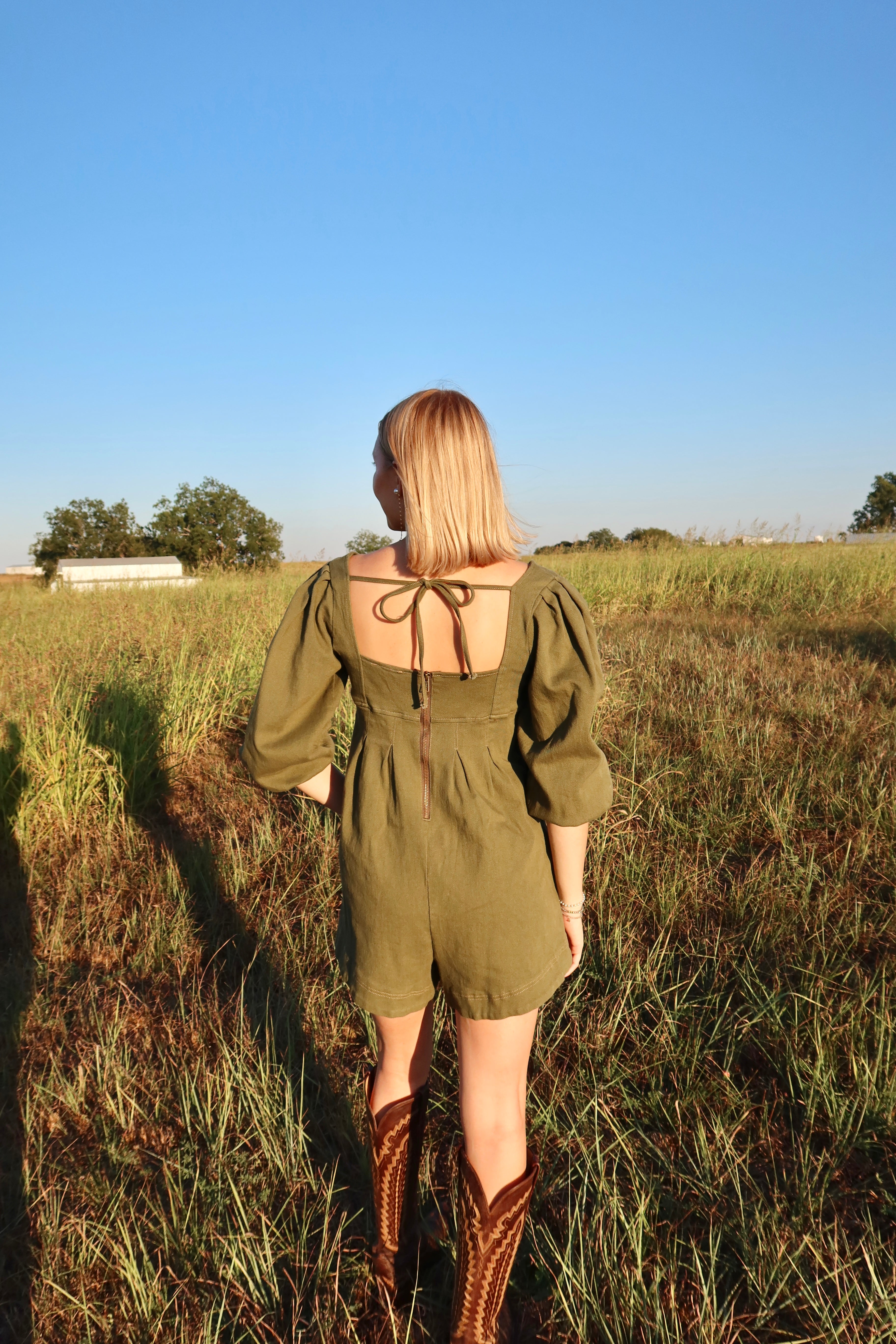 Knox Green Romper