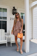 Sequin Woven Clutch