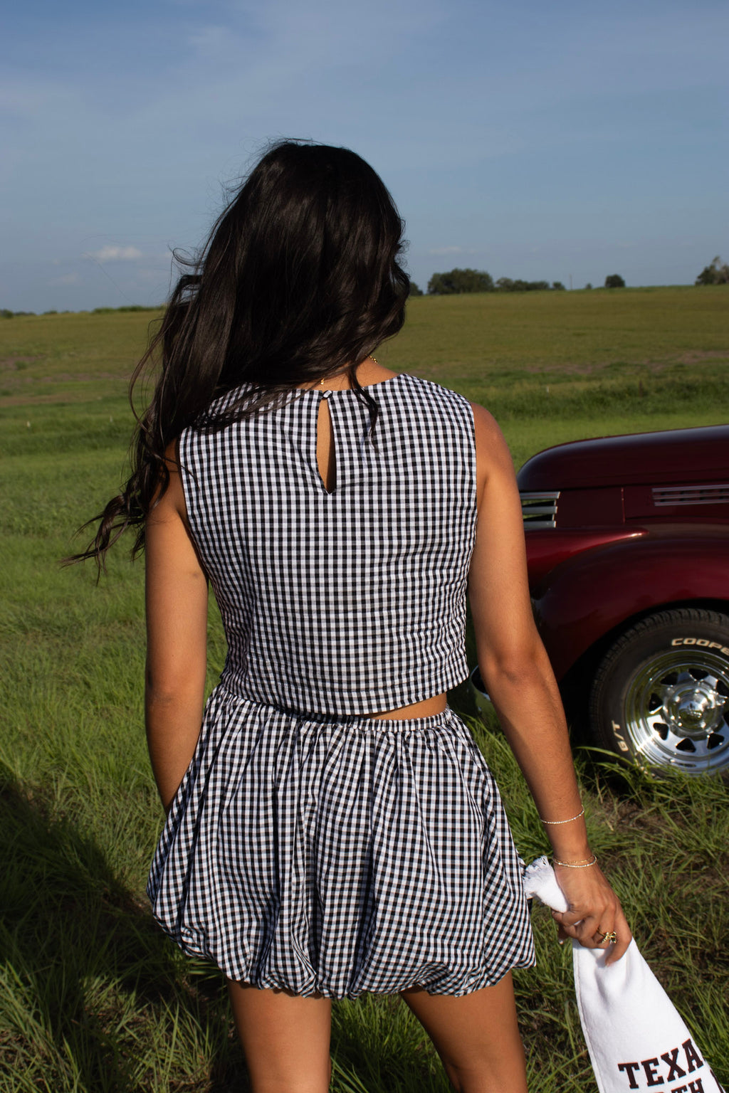 Rowe Gingham Bubble Set