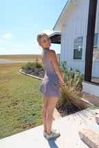 Scottie Gingham Wrap Dress