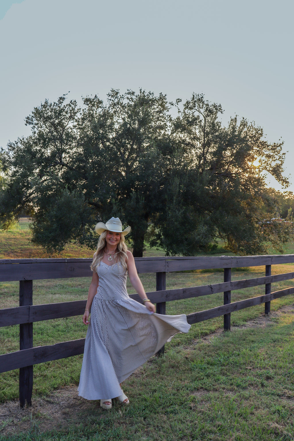 Meyer Striped Maxi Dress