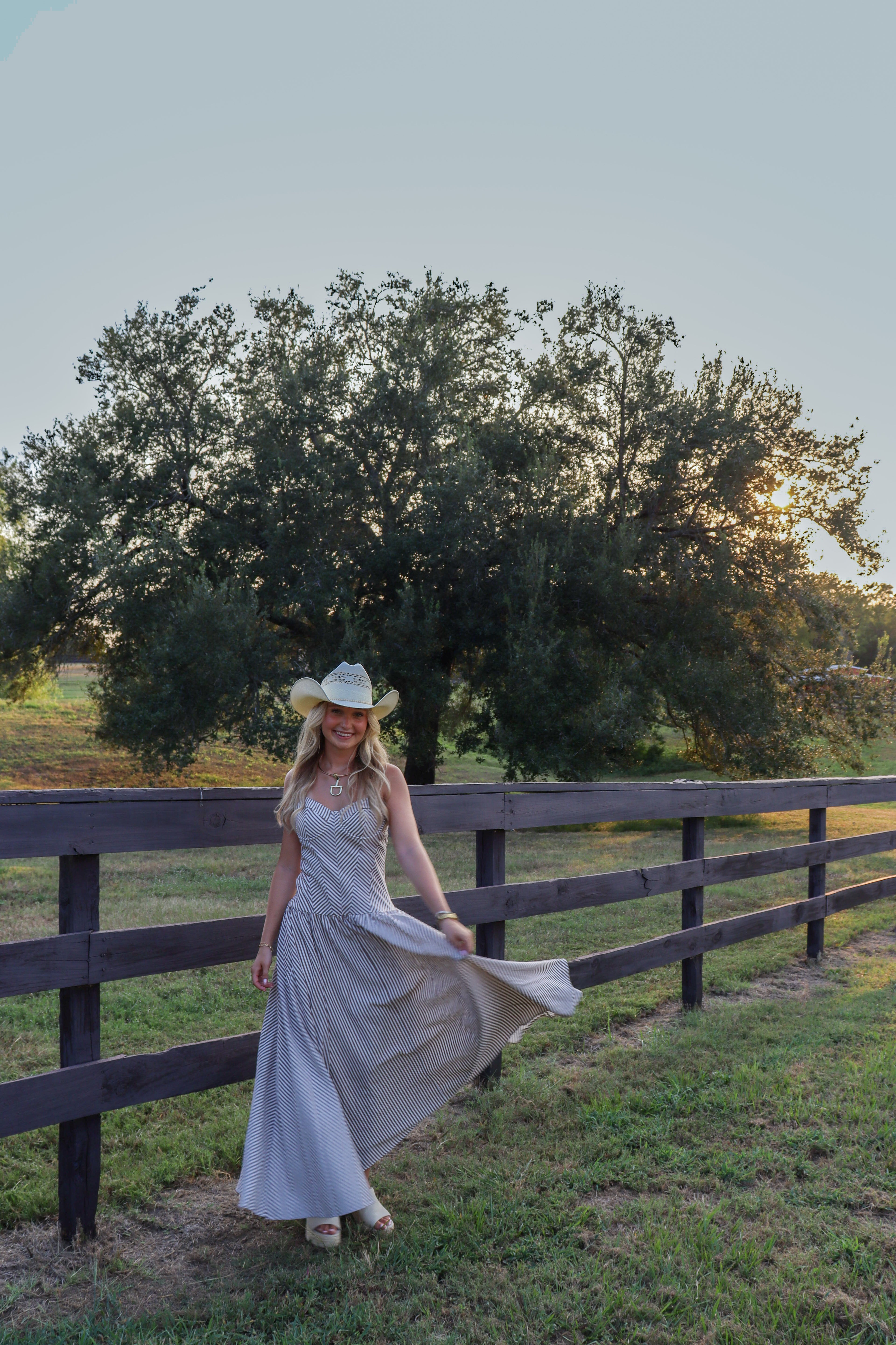 Meyer Striped Maxi Dress