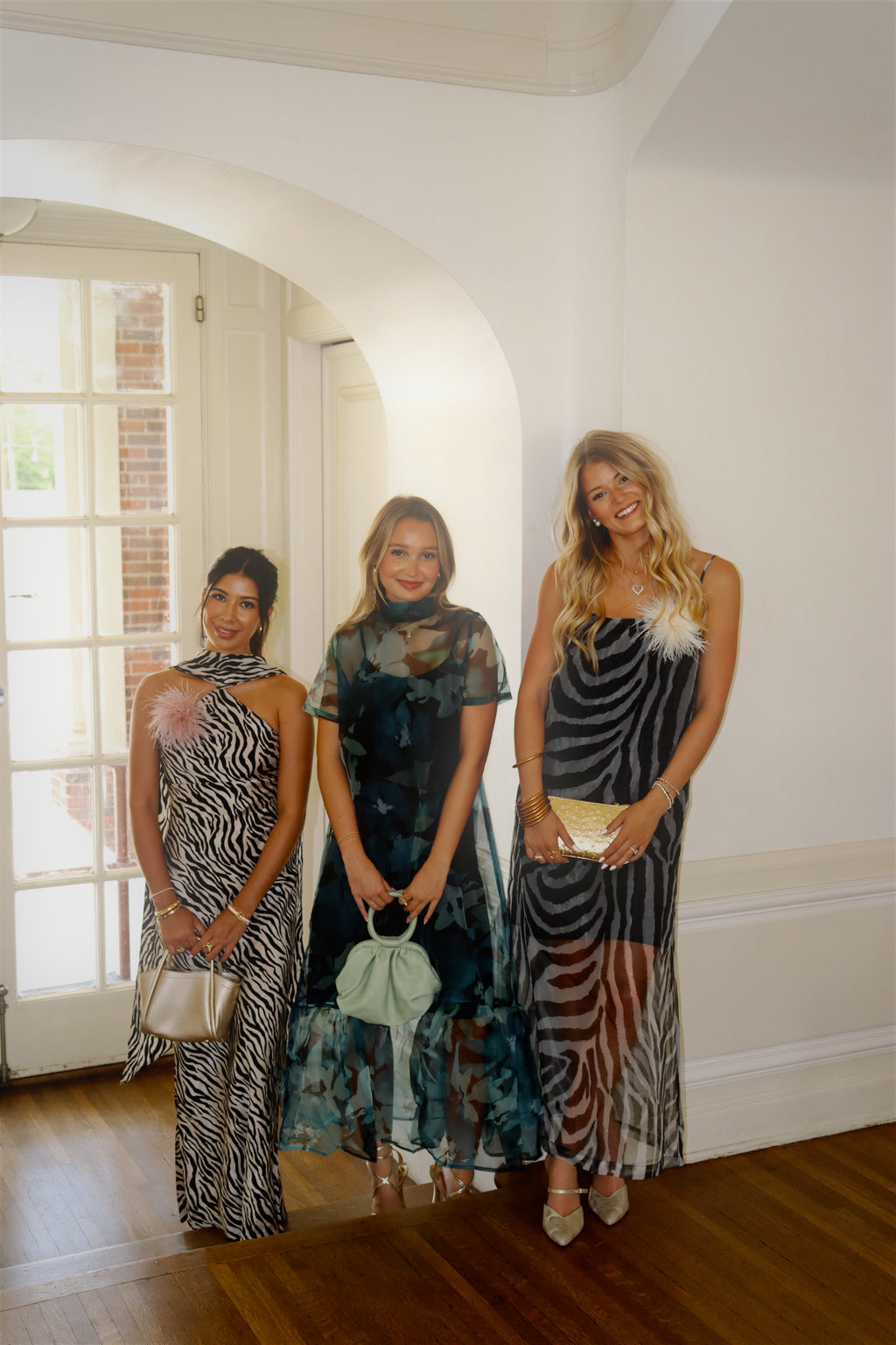 Colette Zebra Overlay Dress
