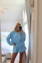 Benny Blue Lace Trim Set