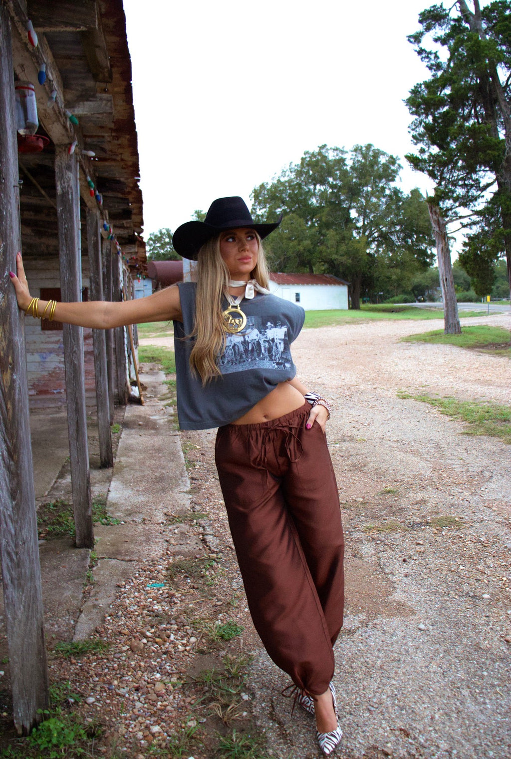 Vintage Cowboy Boxy Tee