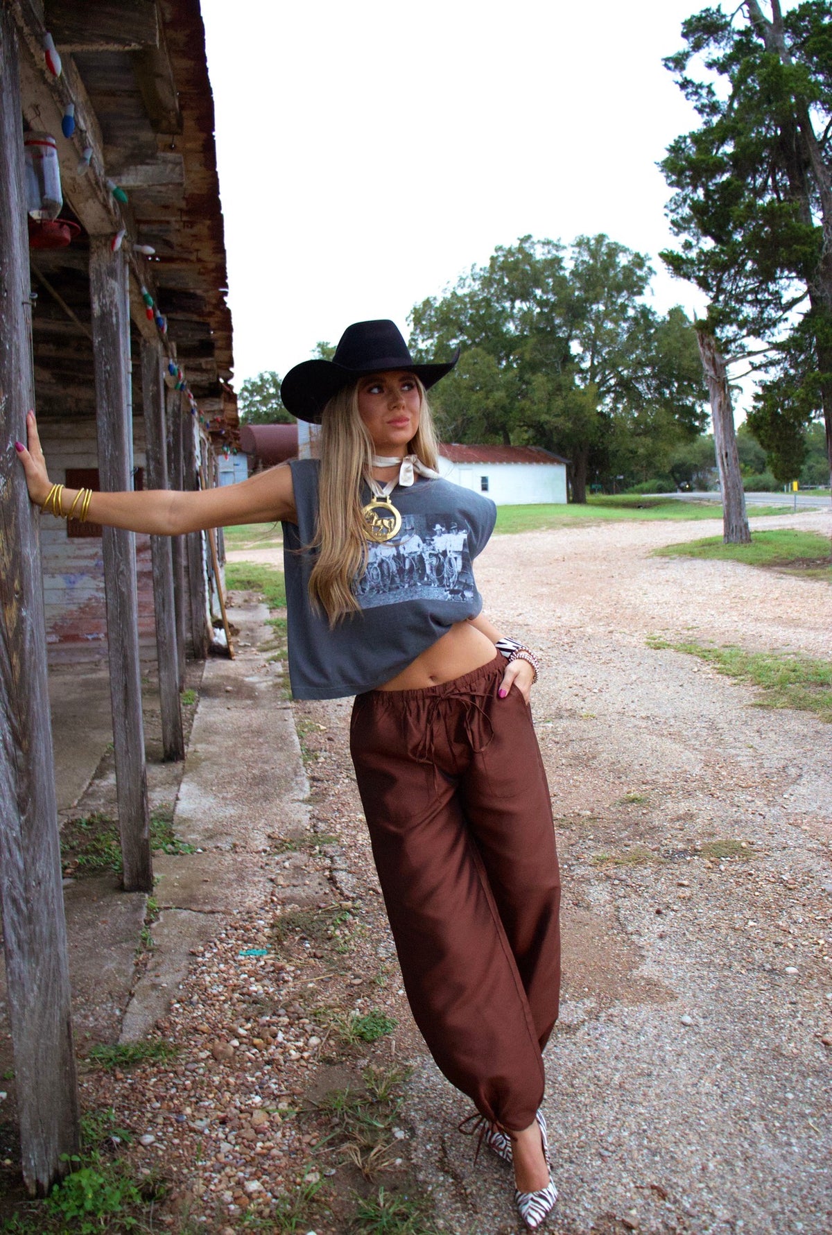 Vintage Cowboy Boxy Tee