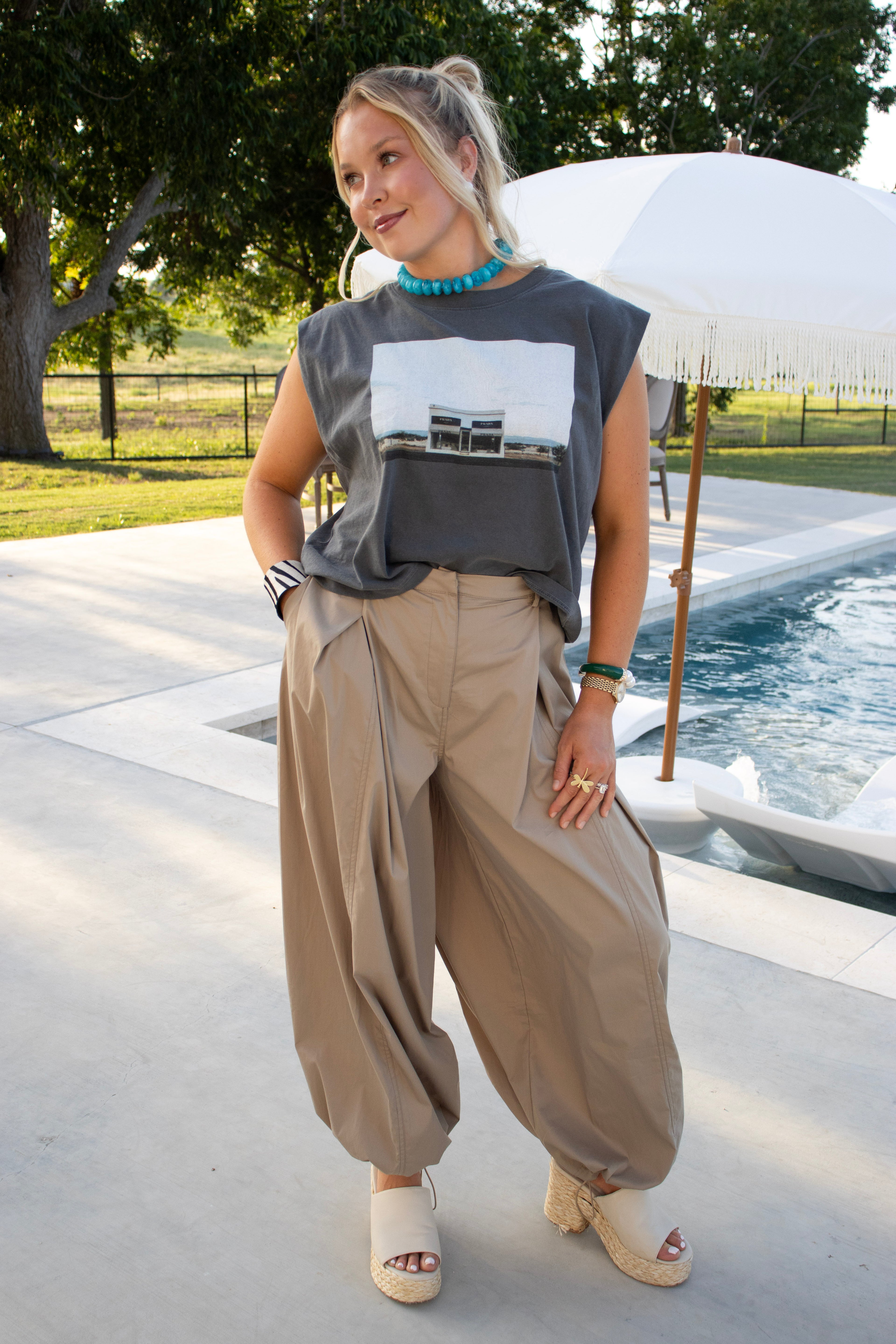Frances Khaki Pants