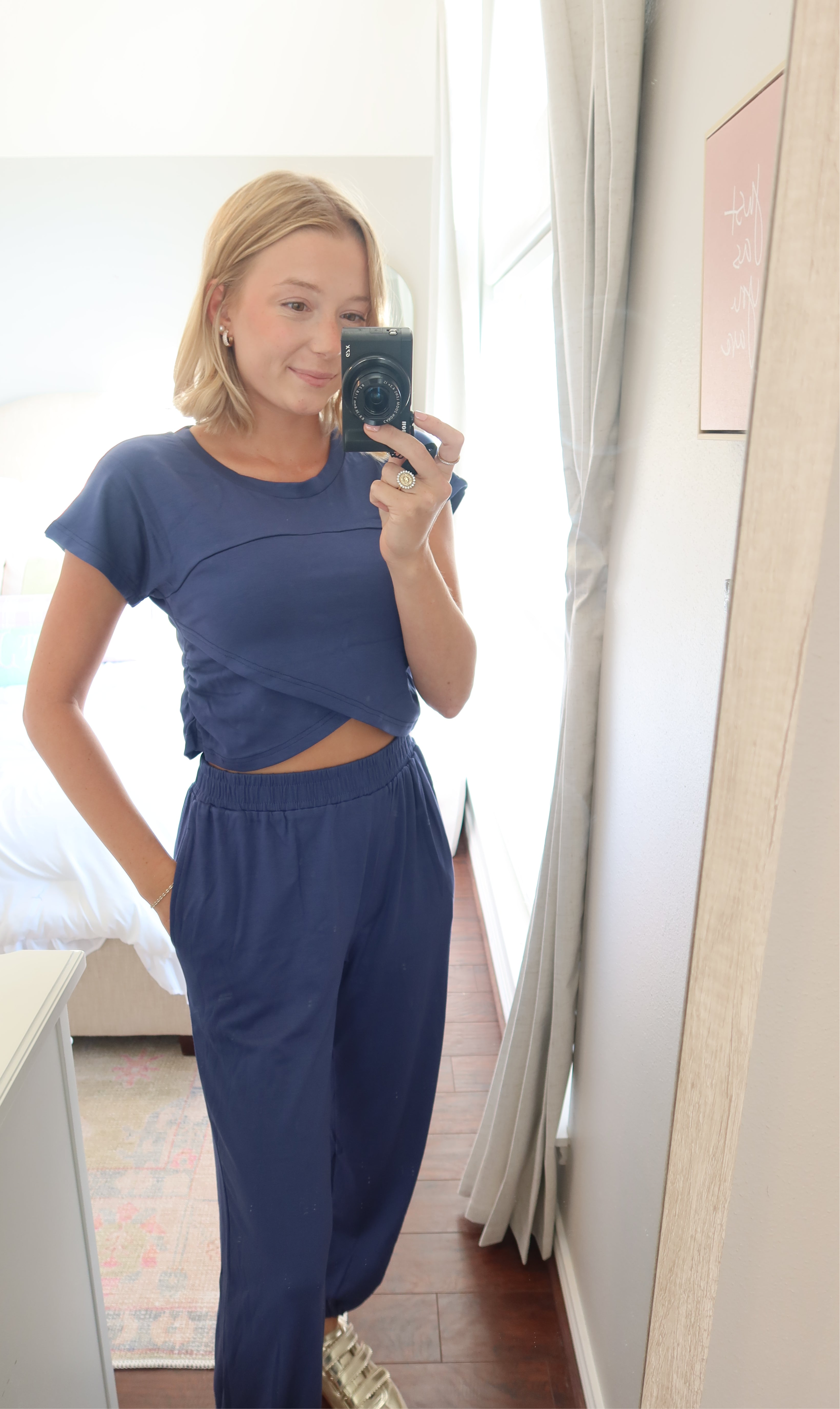 Flora Navy Blue Set