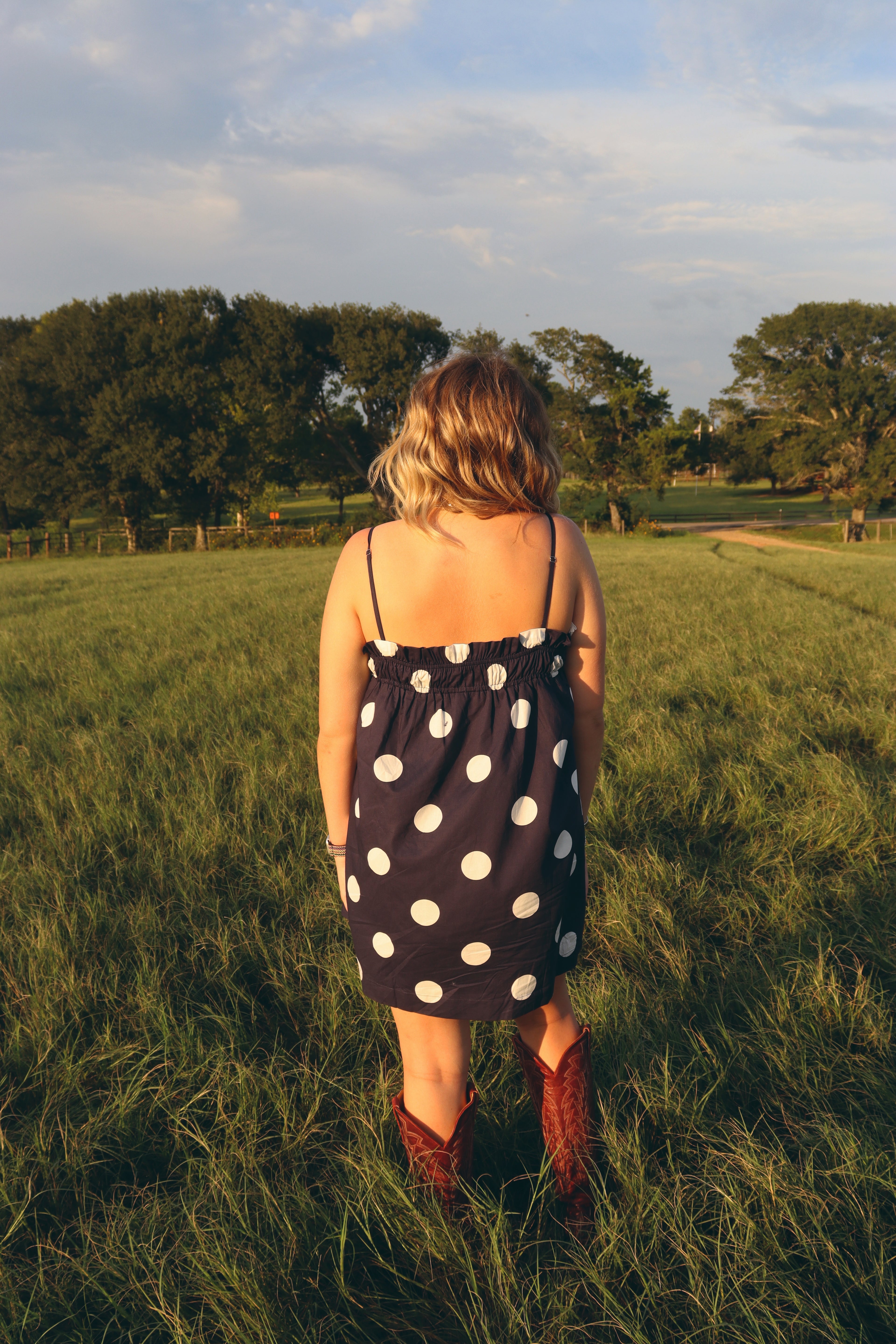 Anne Polka Dot Dress