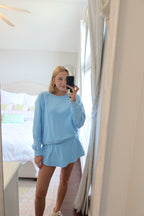 Benny Blue Lace Trim Set