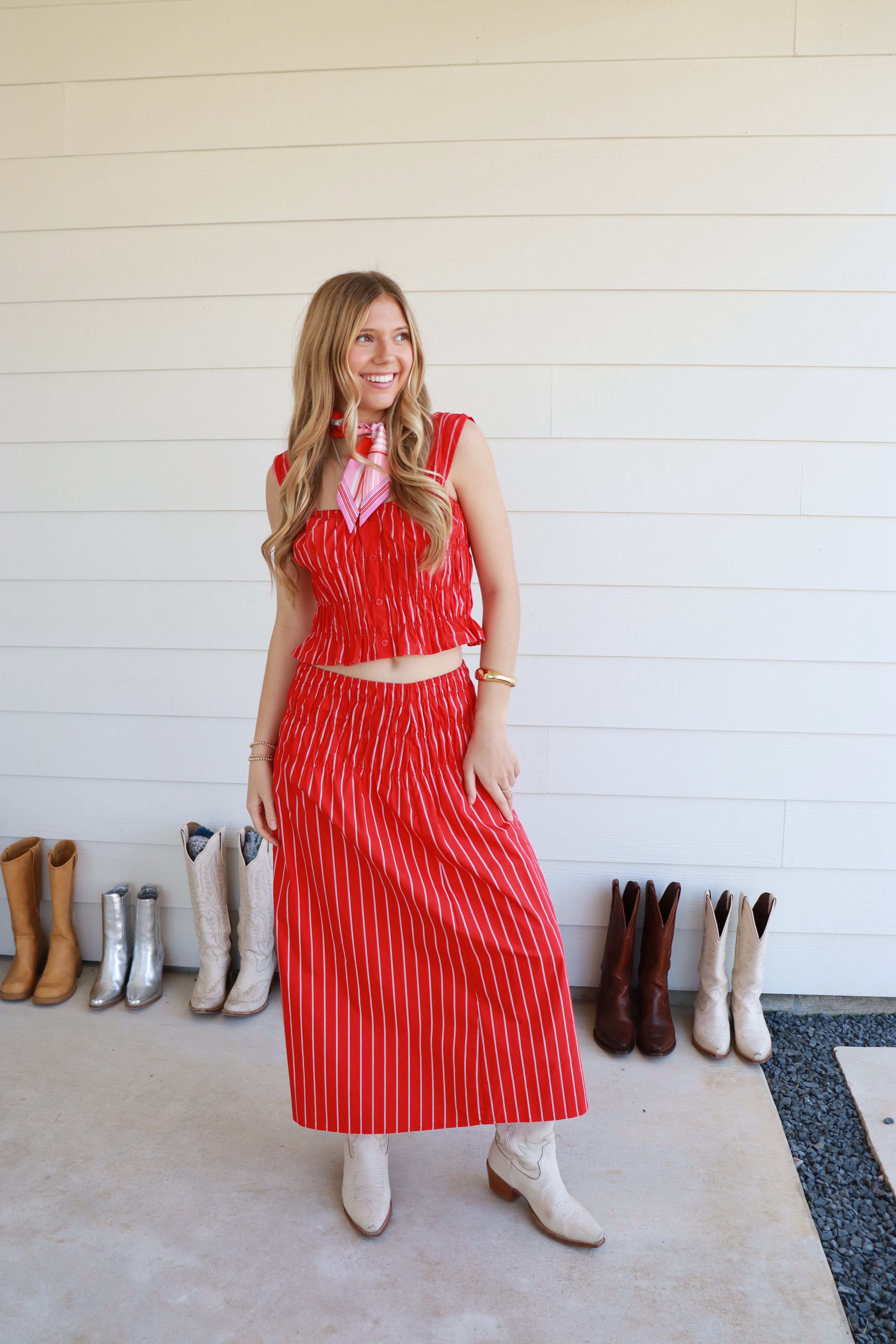 Bentley Red Stripe Set