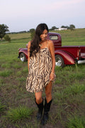 Gemma Zebra Dress