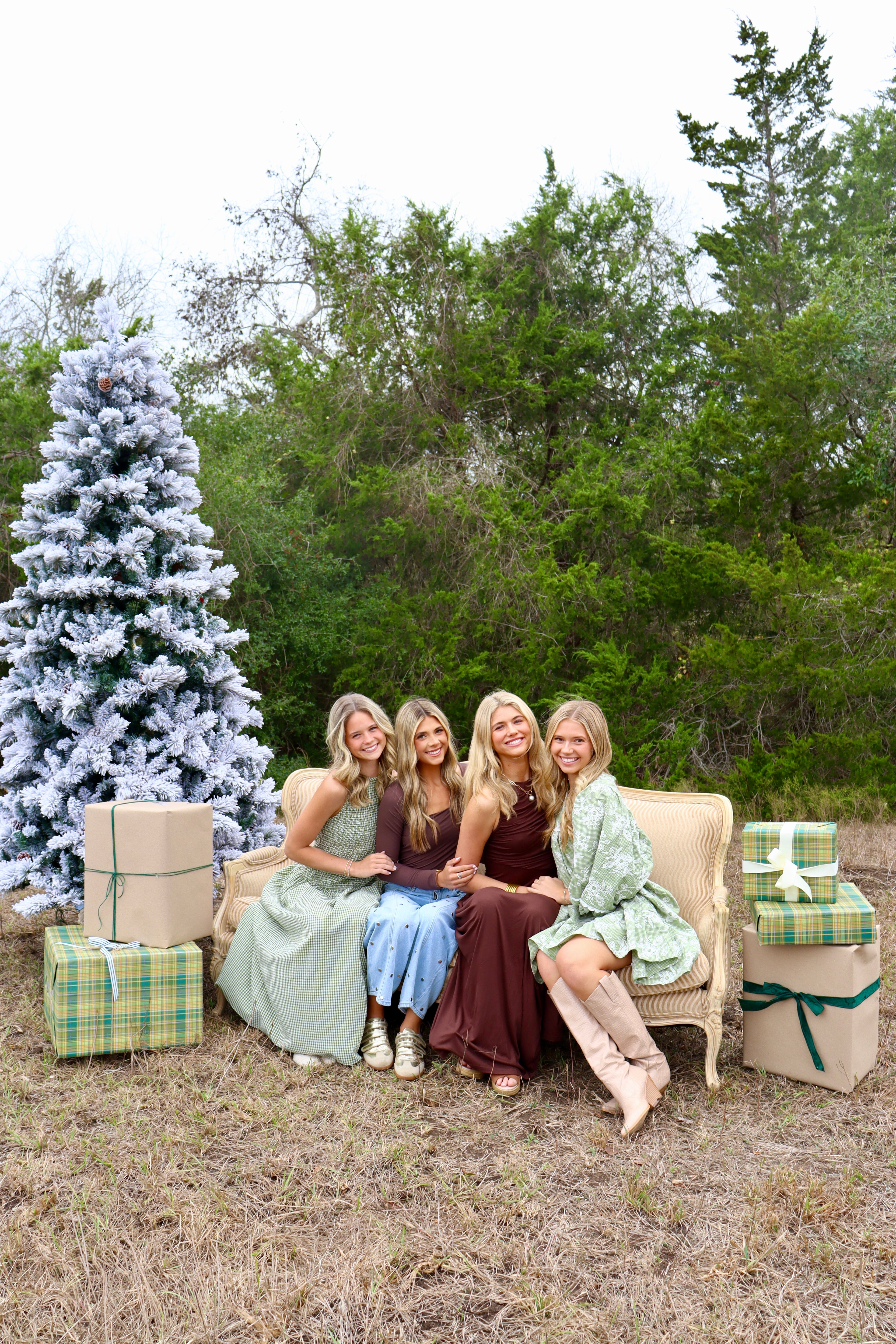 Harper Gingham Maxi Dress