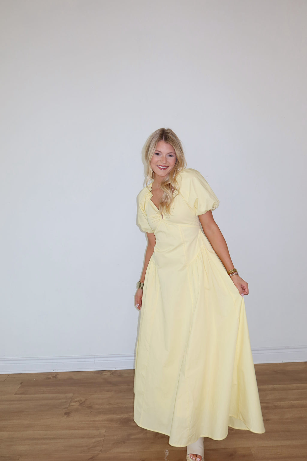 Daisy Yellow Maxi Dress