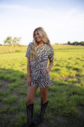 Zebra Denim Set