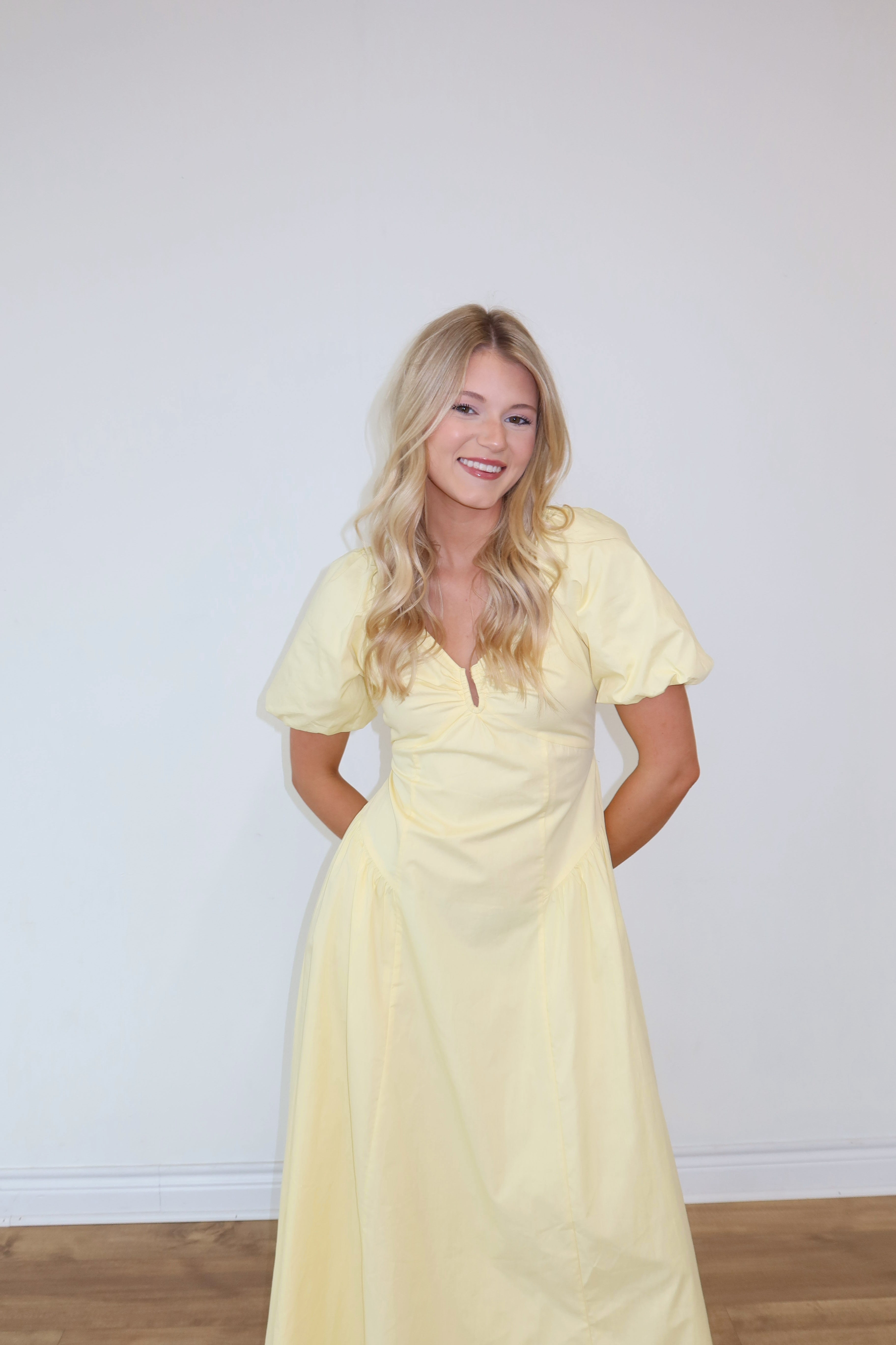 Daisy Yellow Maxi Dress