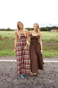 Rainey Brown Maxi Dress