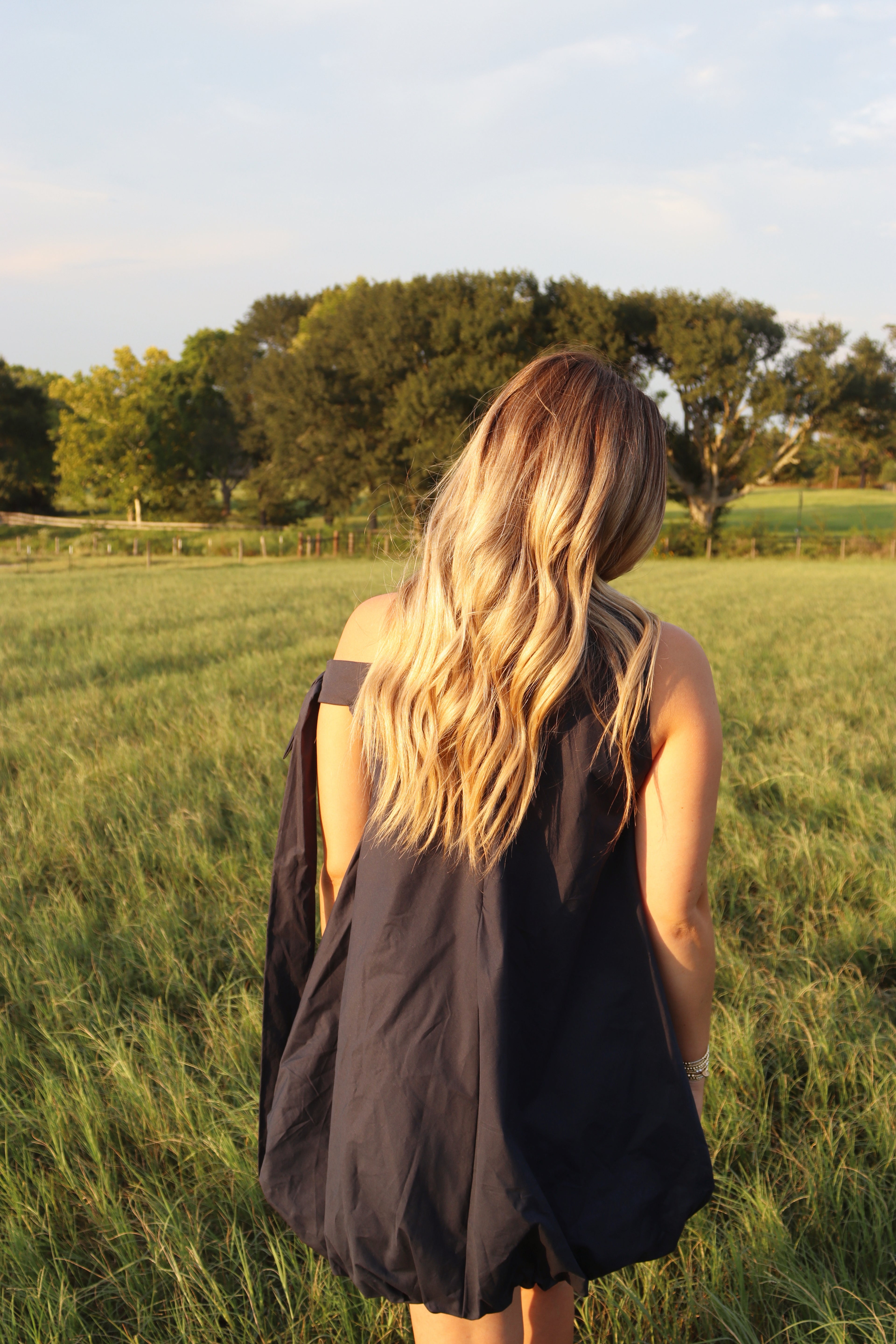 Warren Navy Bubble Dress