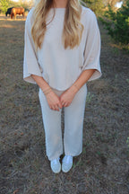 Shiloh Cream Cashmere Top