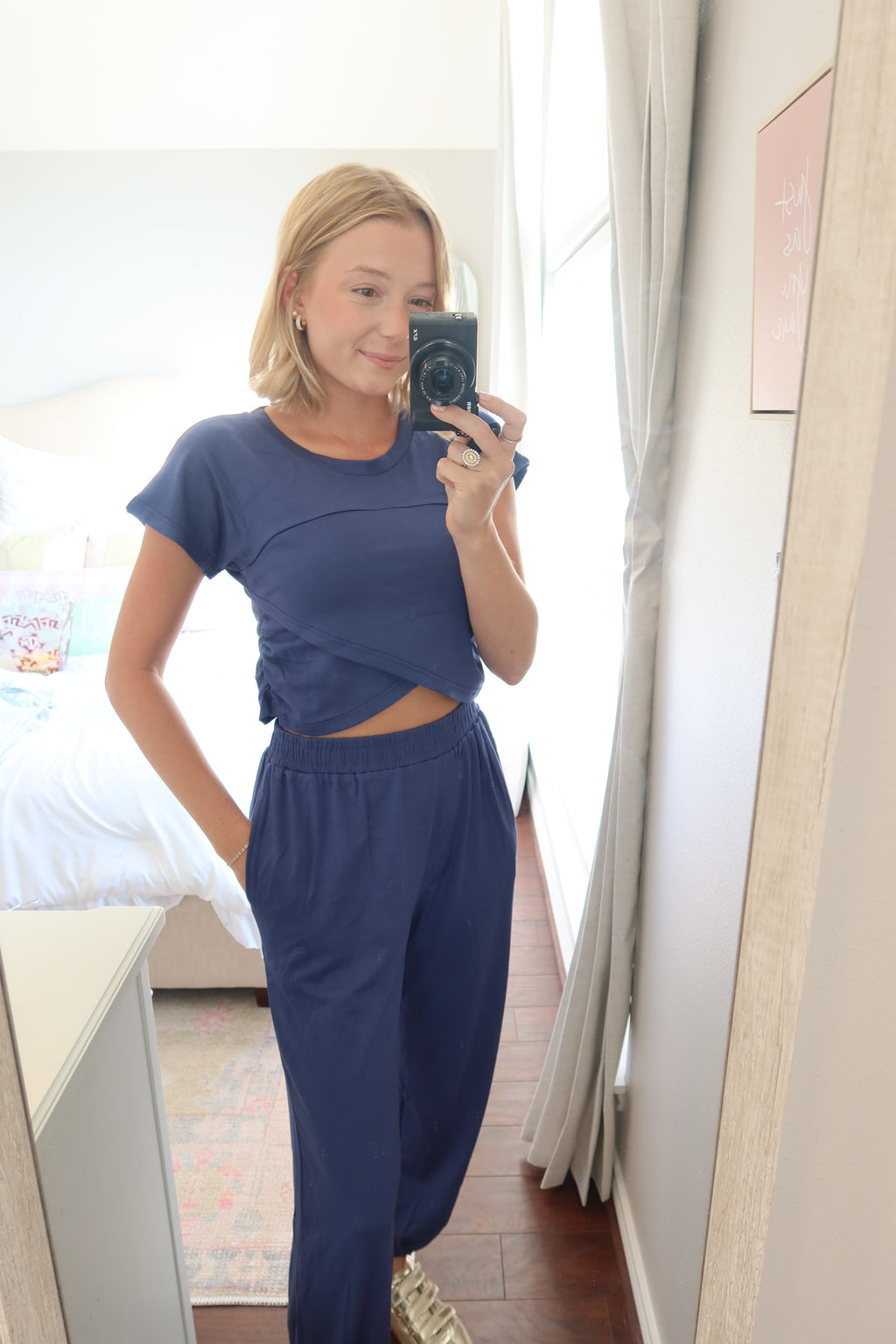 Flora Navy Blue Set