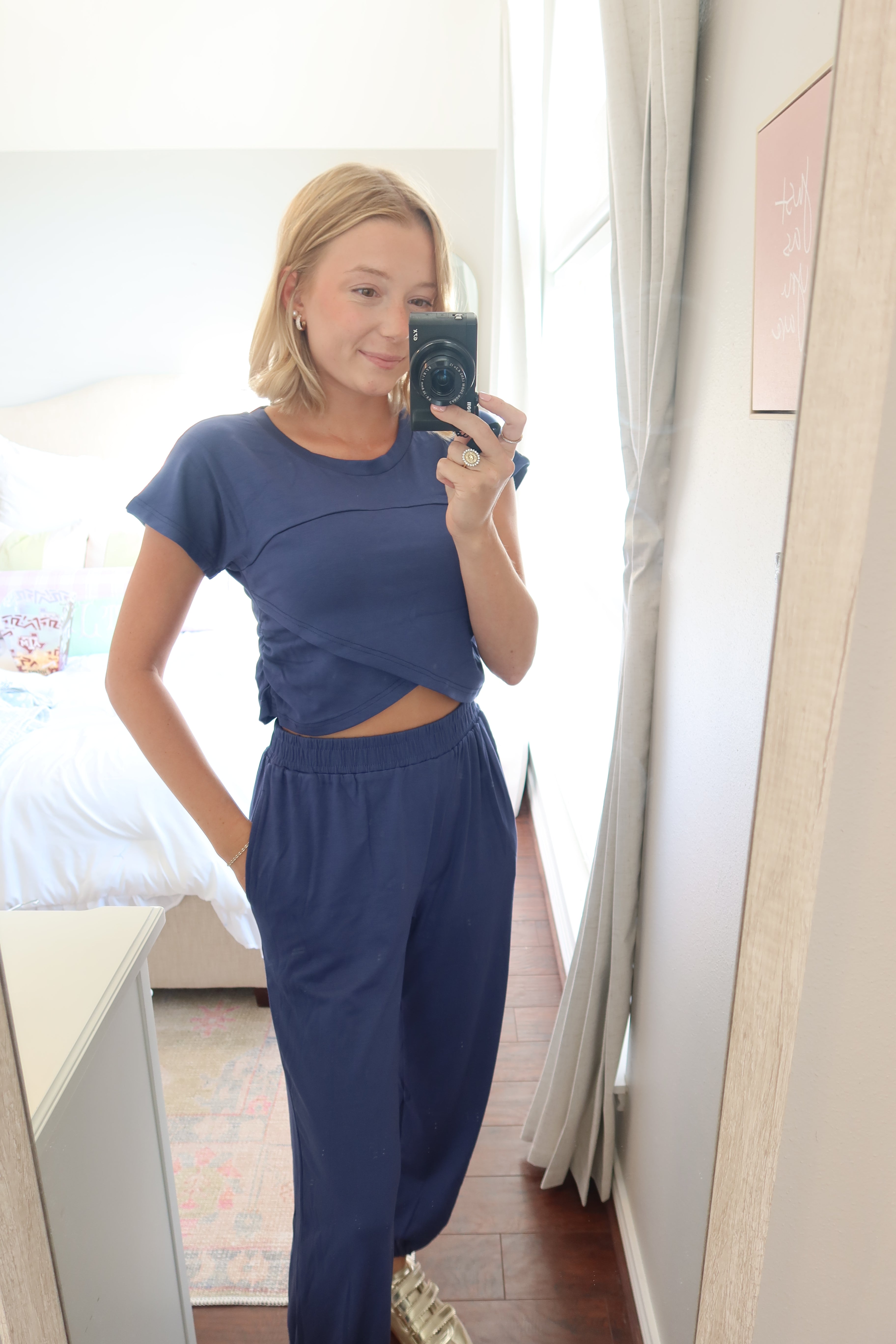 Flora Navy Blue Set
