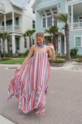 Lily Striped Maxi Dress