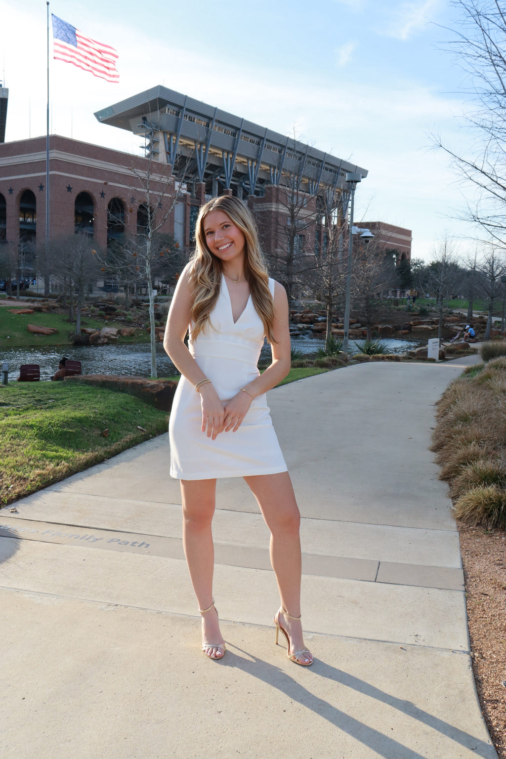 Logan White Mini Dress