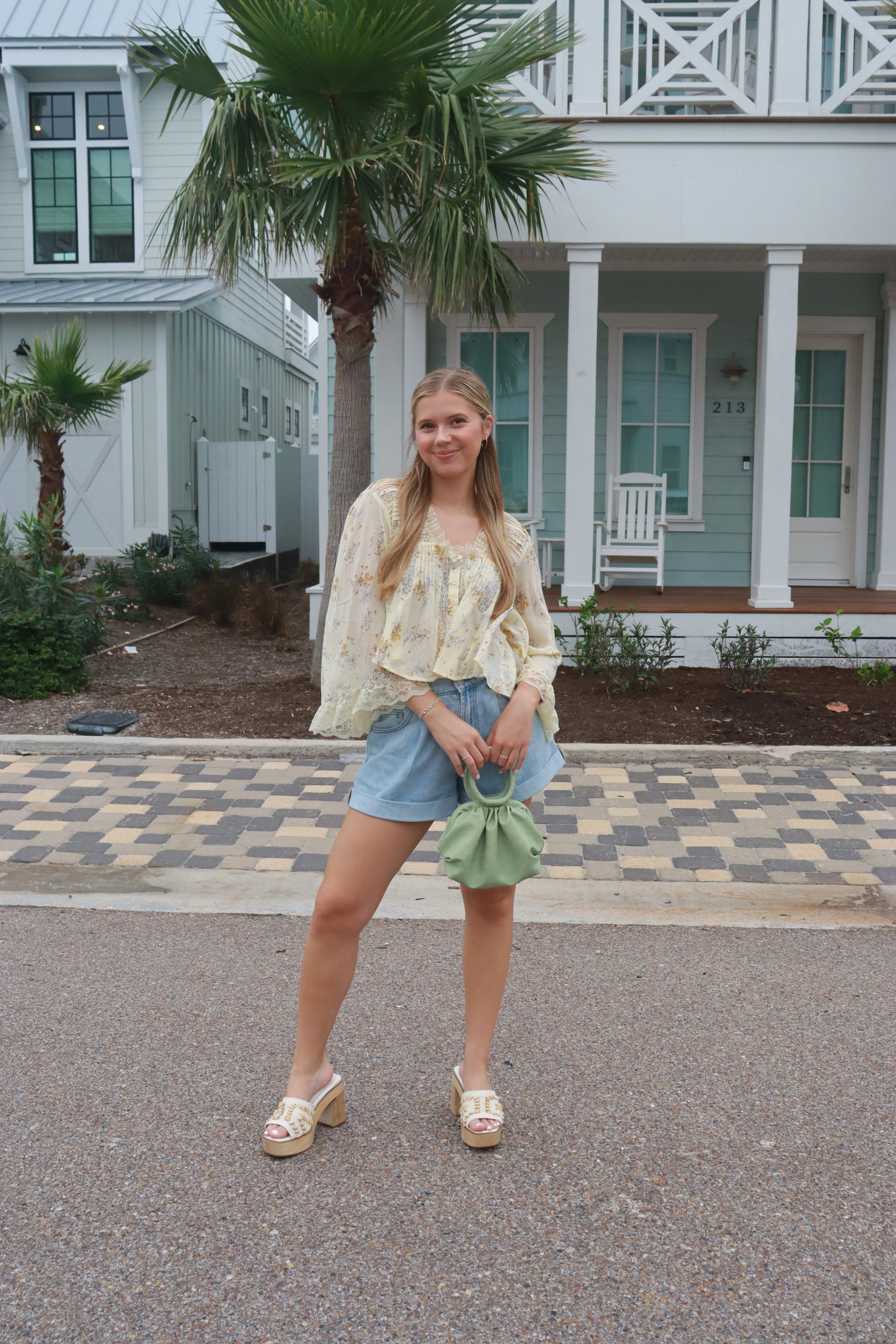 Ellery Butter Floral Top