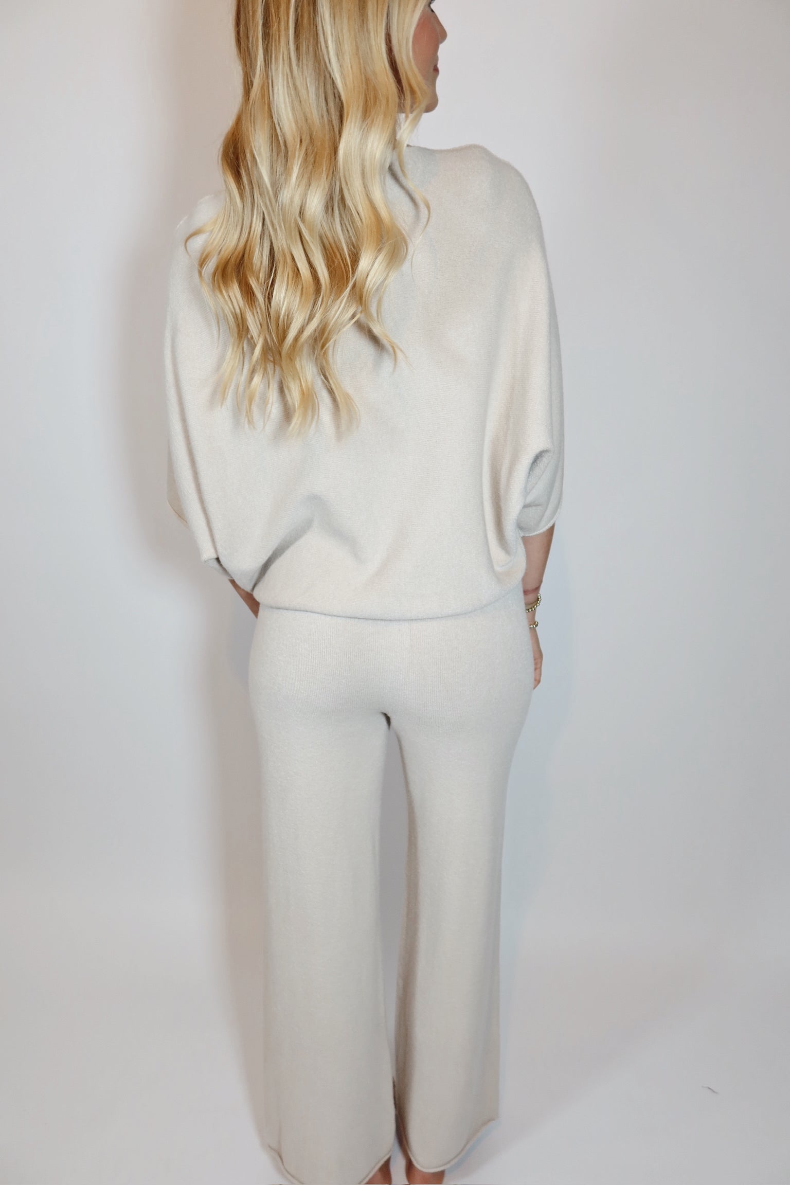 Shiloh Cream Cashmere Pants