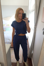 Flora Navy Blue Set