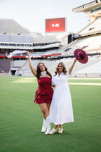 Magnolia White Button Down Midi Dress