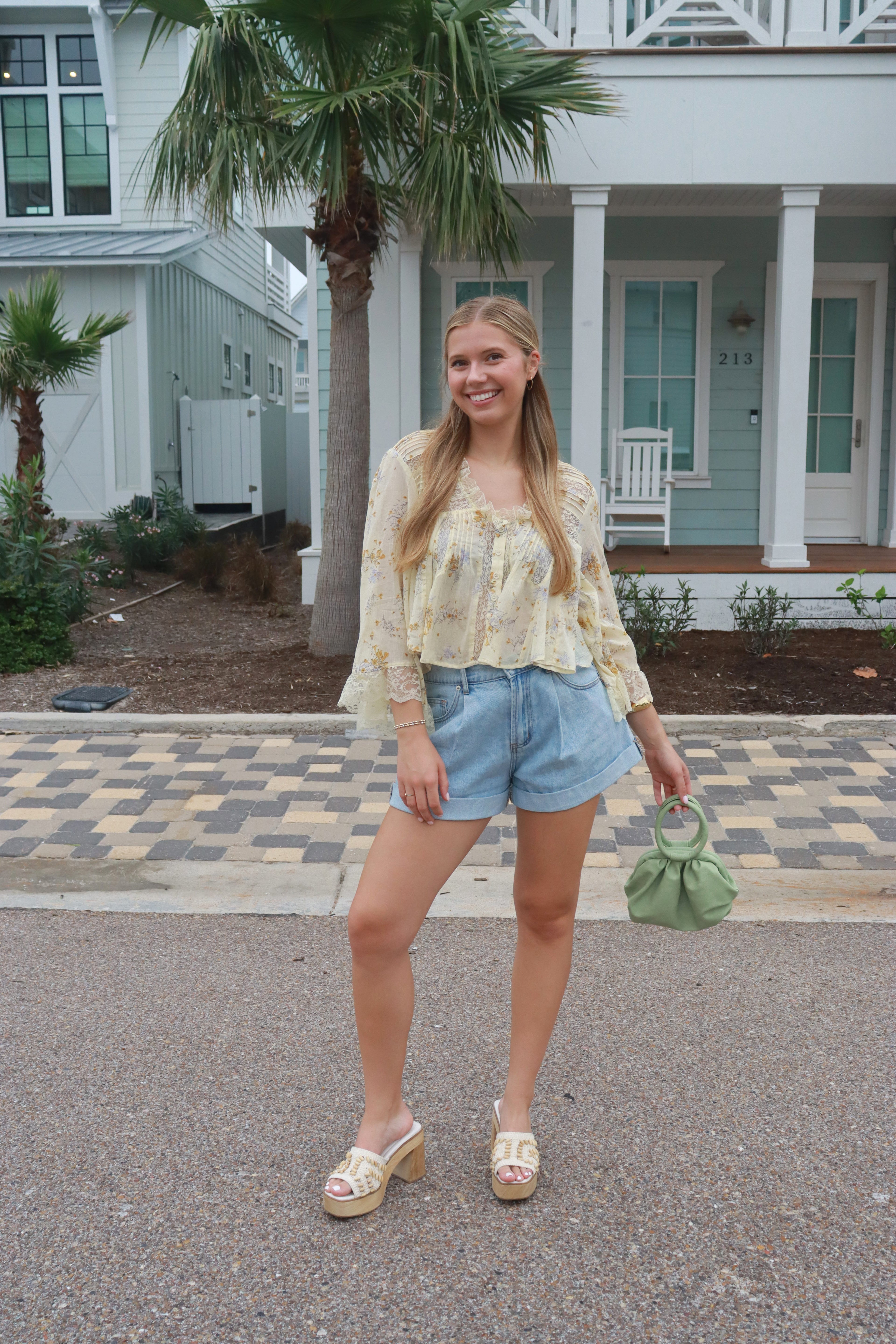Ellery Butter Floral Top