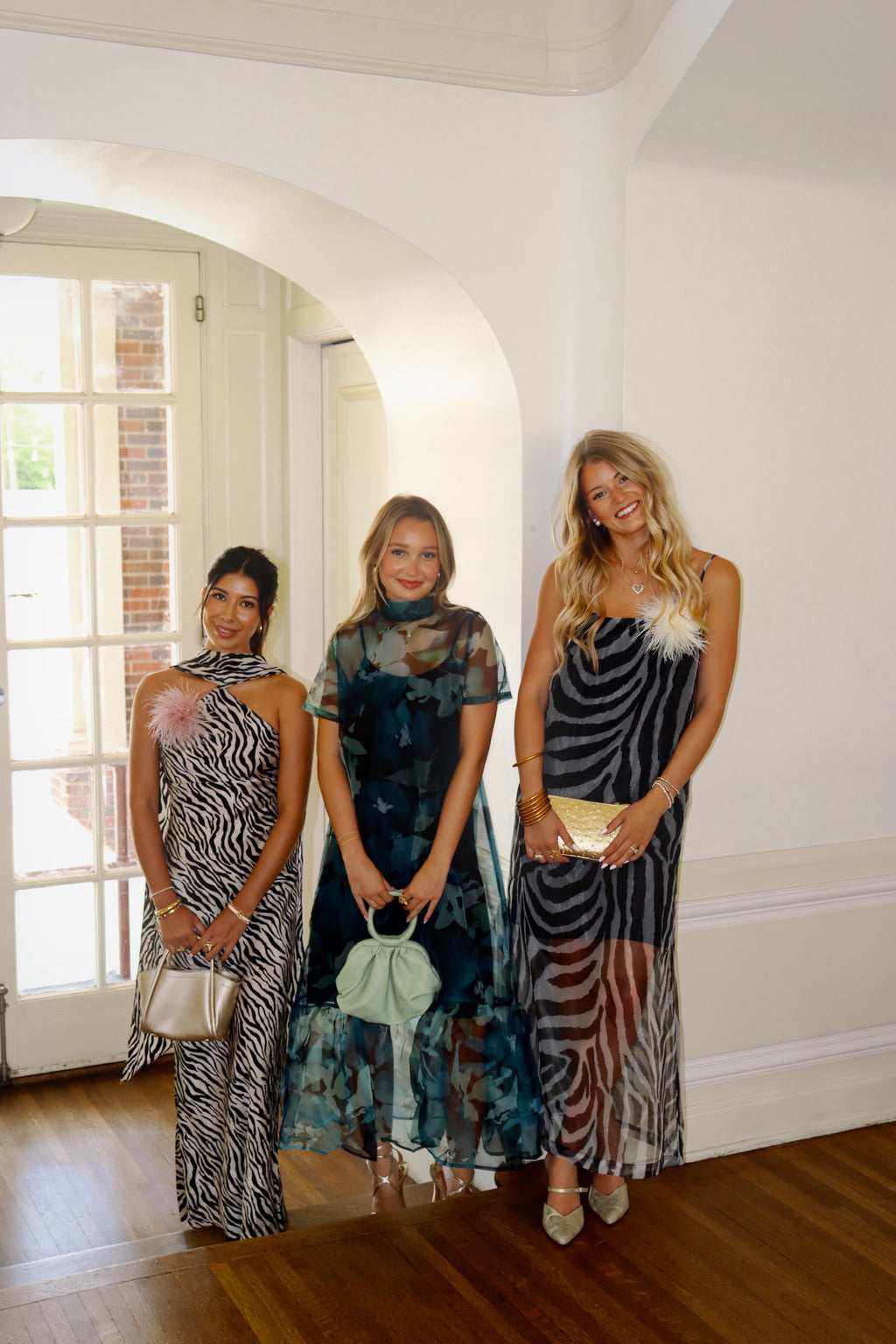 Colette Zebra Overlay Dress