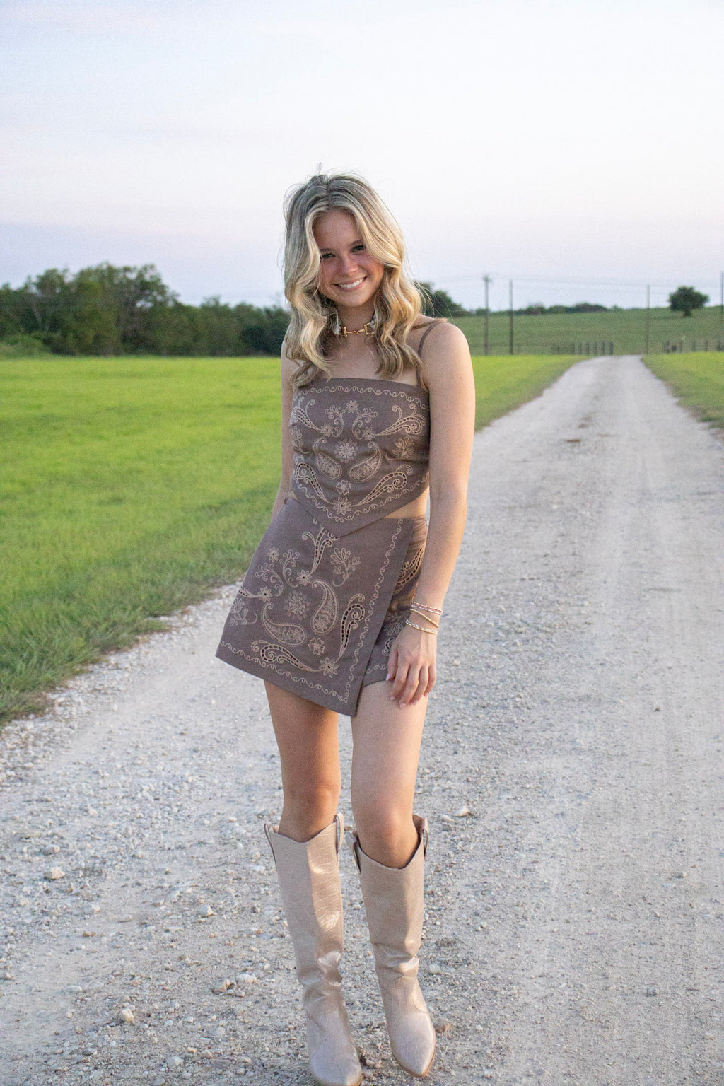 Zoe Brown Paisley Set