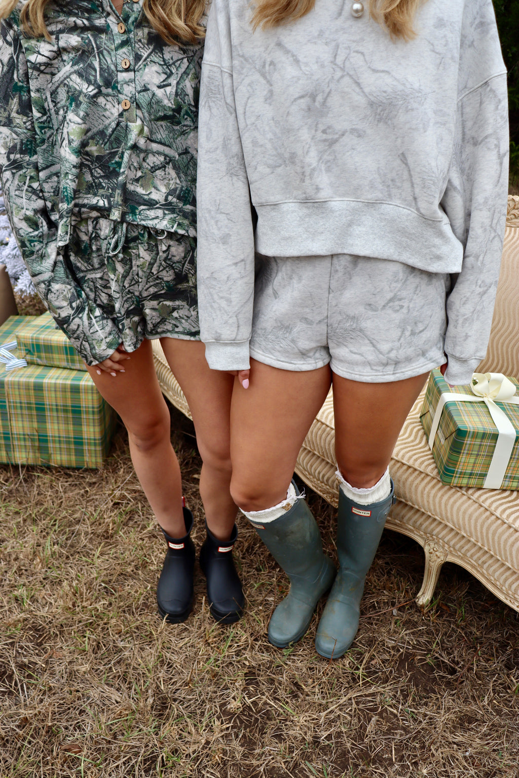 White Camo Sweat Set