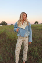 Fleece-Lined Denim Jacket