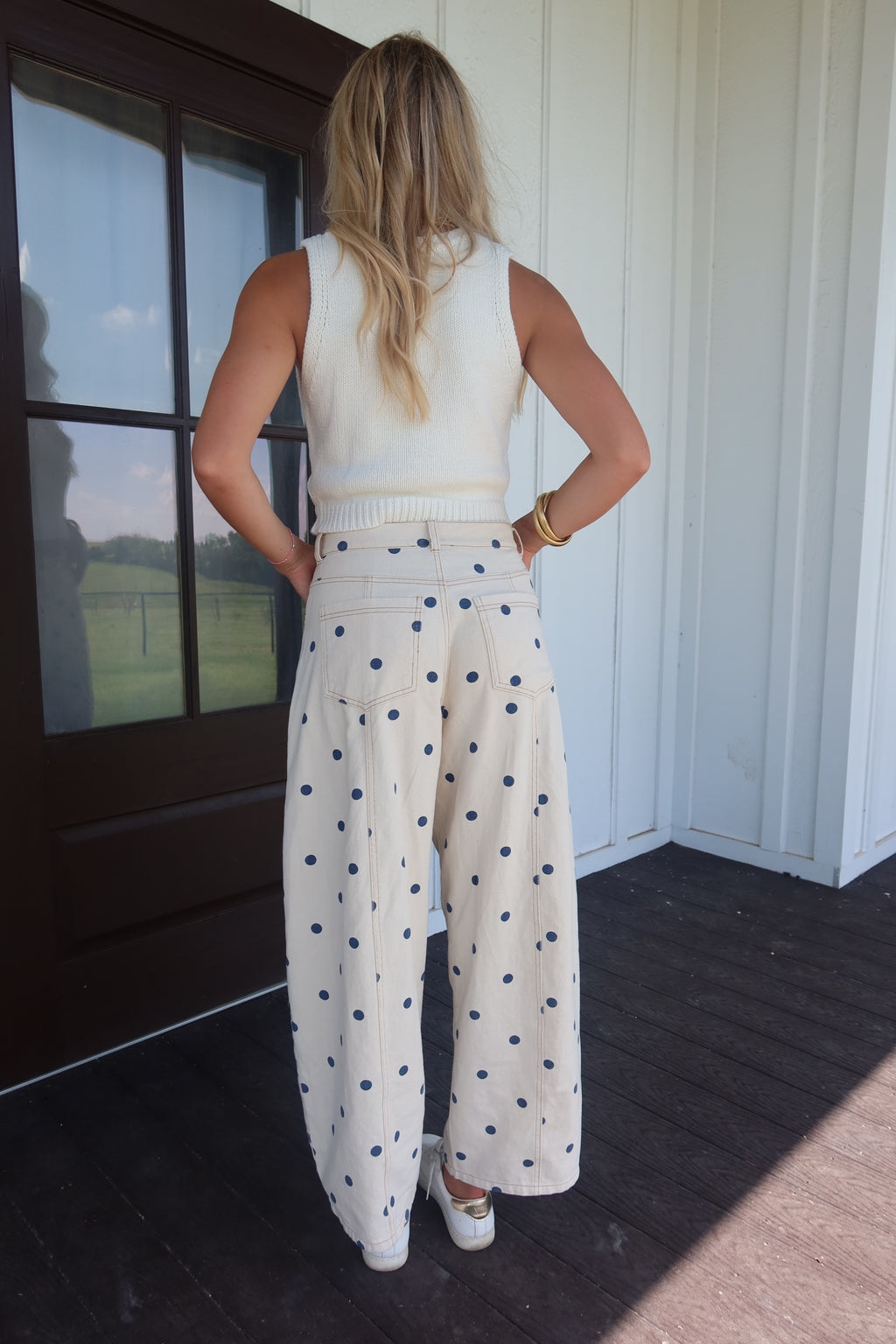 Cove Polka Dot Barrel Jeans PREORDER