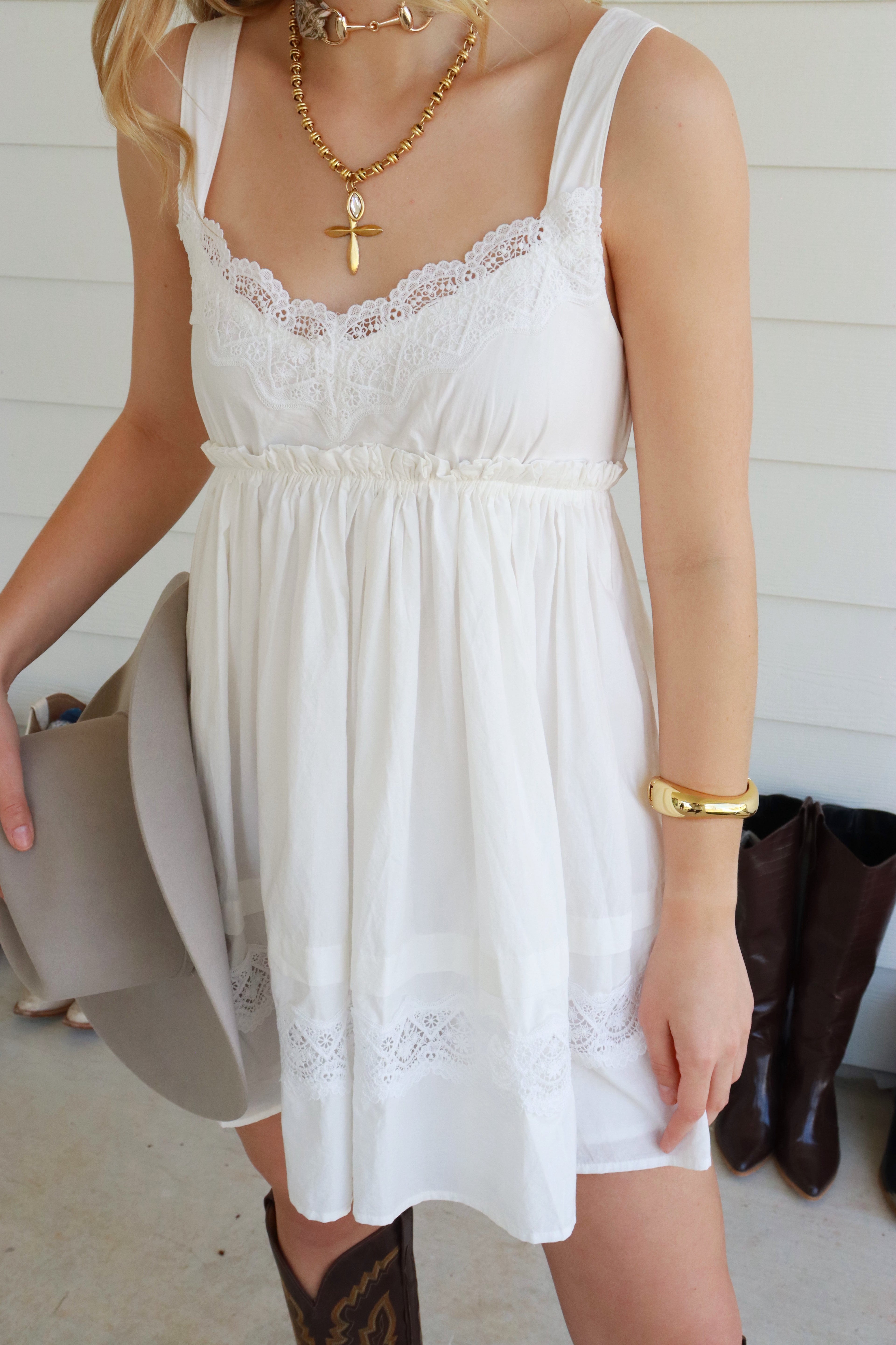 Merritt White Mini Dress