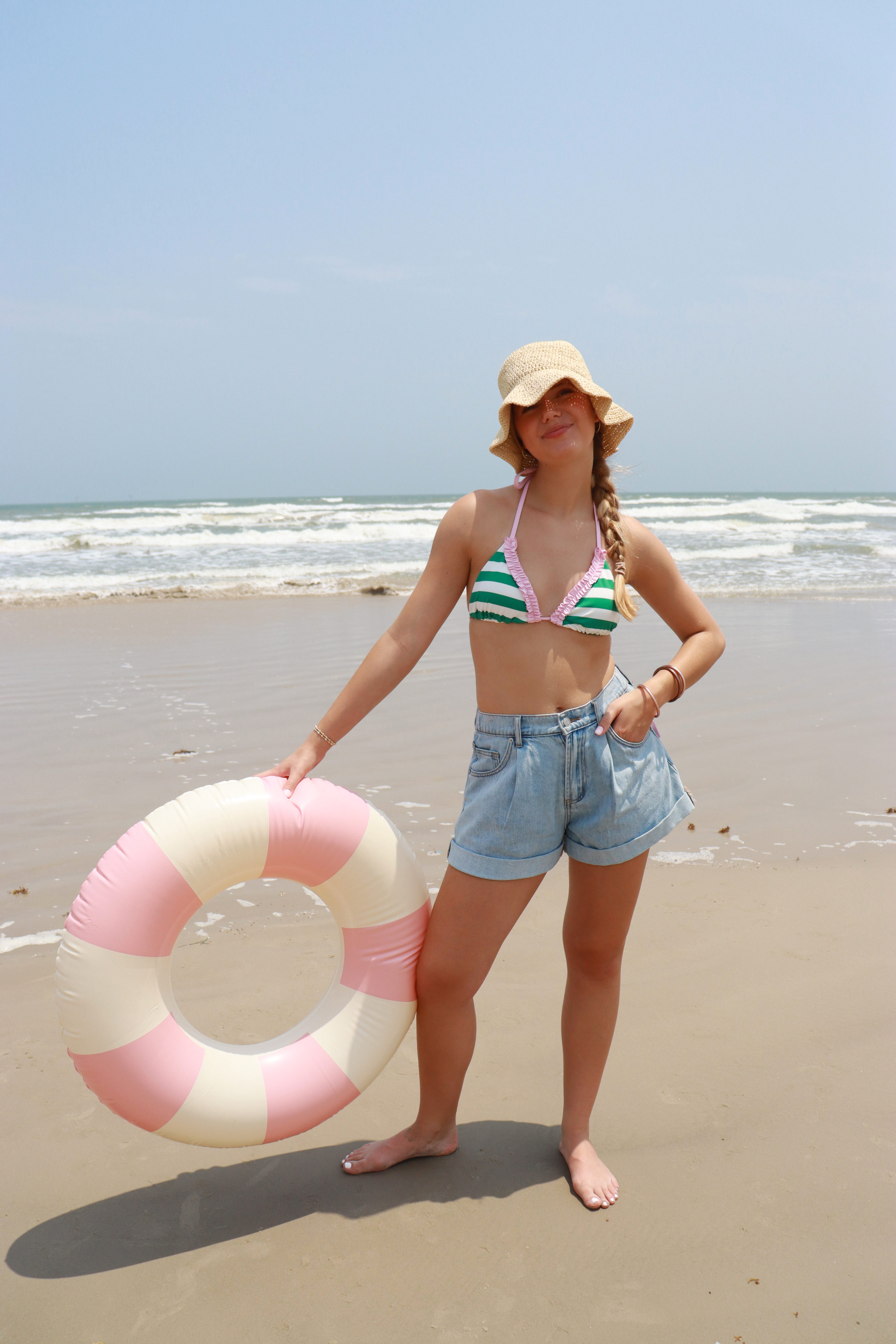Light Wash Denim Shorts