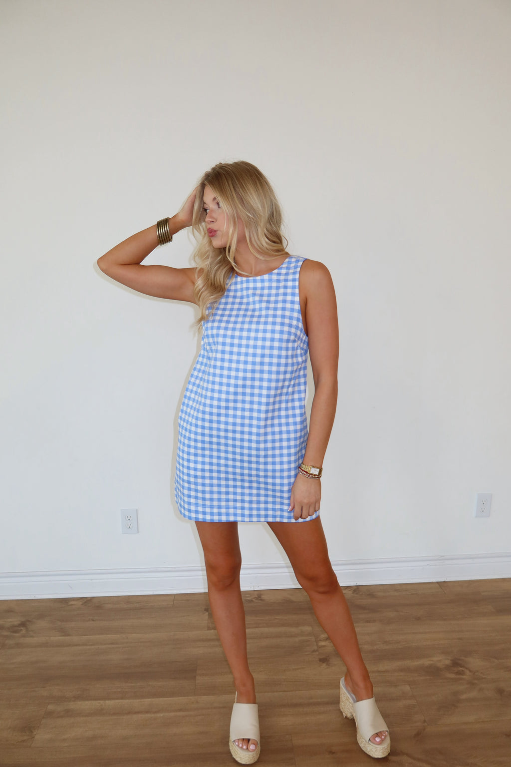 Harris Blue Gingham Dress – Dally Lou