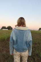 Fleece-Lined Denim Jacket